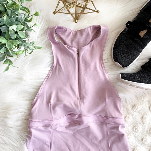 lululemon athletica Tops - Lululemon Rose Quartz “Zippy Run” Tank